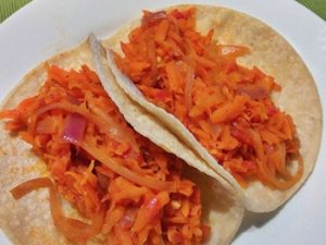 como hacer tinga de zanahoria